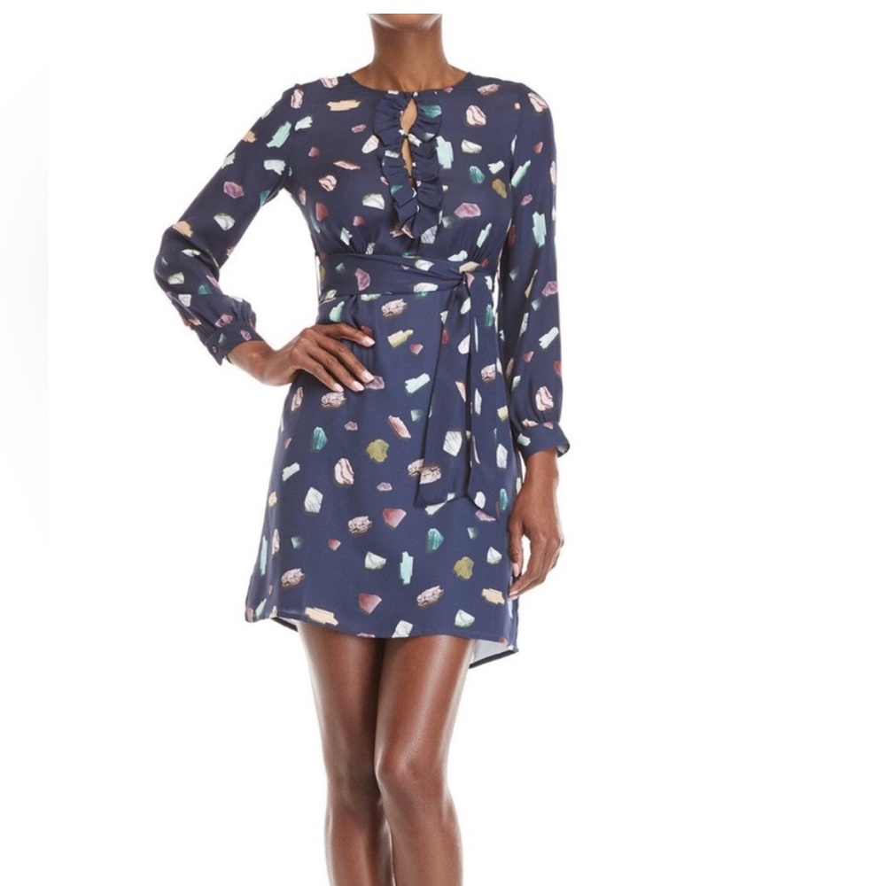 Le Mont St Michel silk dress